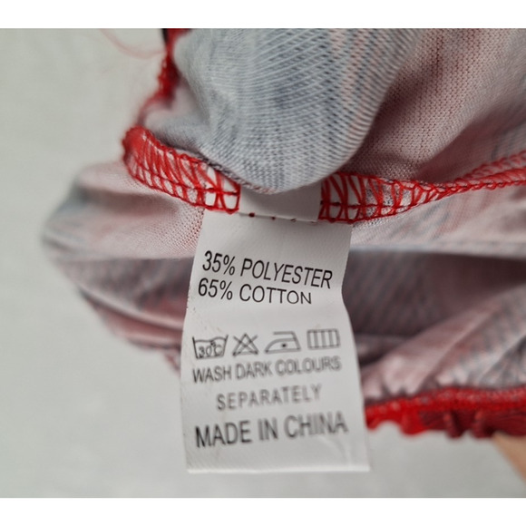 Red and Black Plaid Printed Lounge Sleep Pants - Size S - Picture 5 of 5